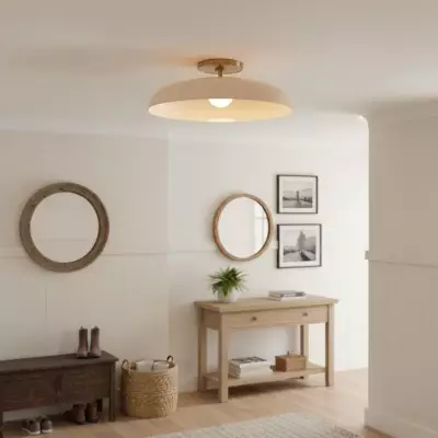 Cynthia Modern Glass Flush Mount Ceiling Light