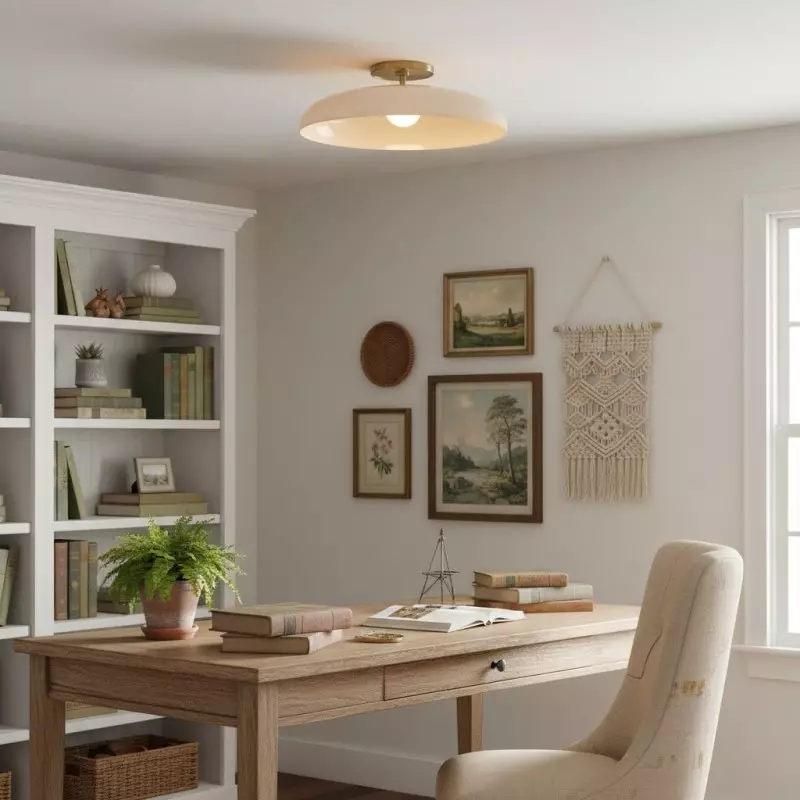 Cynthia Modern Glass Flush Mount Ceiling Light