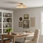 Cynthia Modern Glass Flush Mount Ceiling Light