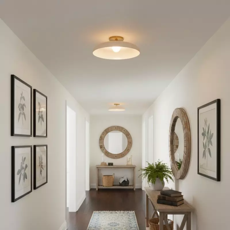 Cynthia Modern Glass Flush Mount Ceiling Light