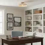 Cynthia Modern Glass Flush Mount Ceiling Light