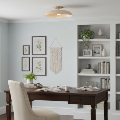 Cynthia Modern Glass Flush Mount Ceiling Light