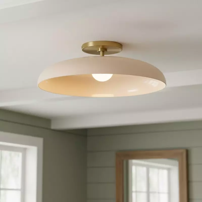 Cynthia Modern Glass Flush Mount Ceiling Light