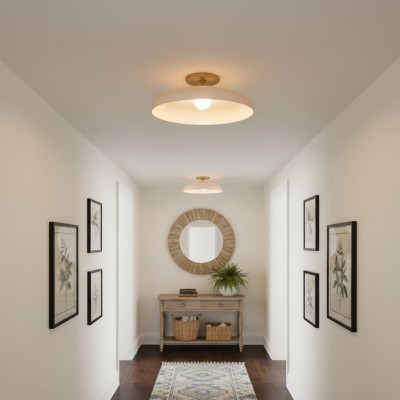 Cynthia Modern Glass Flush Mount Ceiling Light