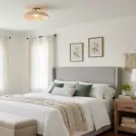 Cynthia Modern Glass Flush Mount Ceiling Light