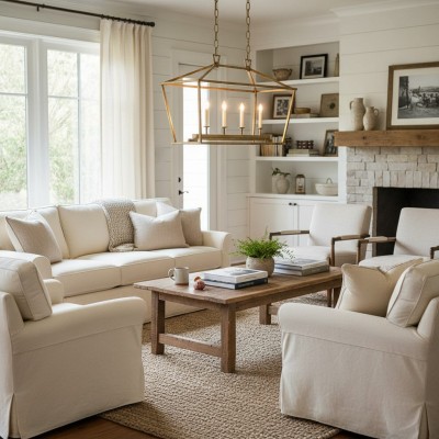 Aria Farmhouse Wrought Iron Lantern Chandelier Light