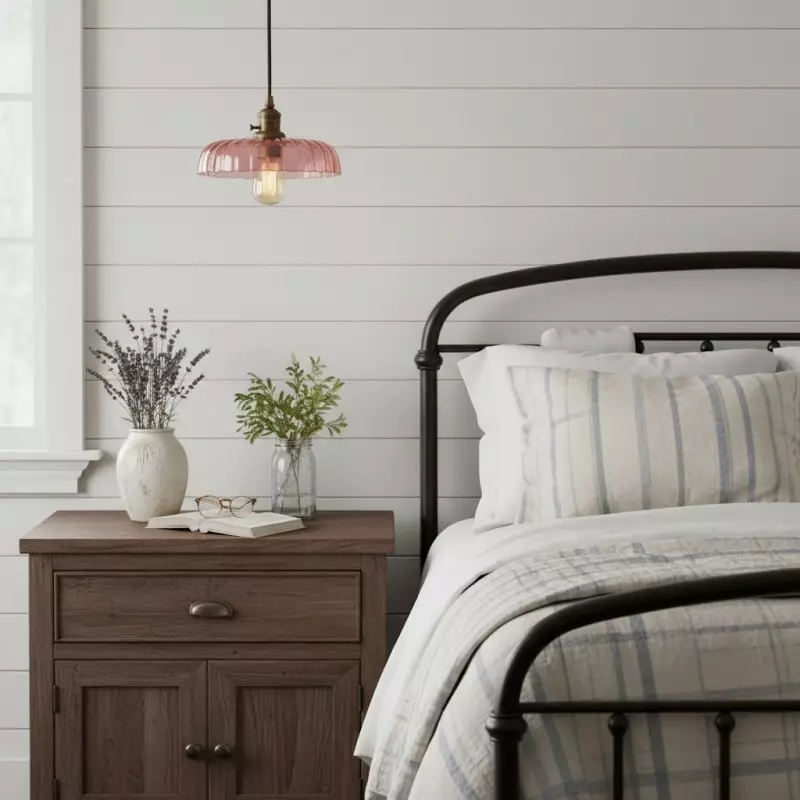 Oryndar Antique Cut Glass Bowl Pendant Light