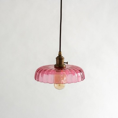 Oryndar Antique Cut Glass Bowl Pendant Light