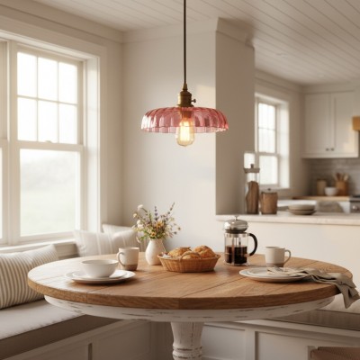 Oryndar Antique Cut Glass Bowl Pendant Light