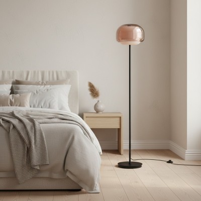 Eulalie Nordic Artistic Round Glass Floor Lamp