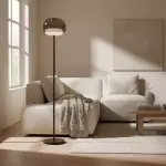 Eulalie Nordic Artistic Round Glass Floor Lamp