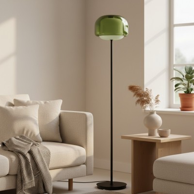 Eulalie Nordic Artistic Round Glass Floor Lamp