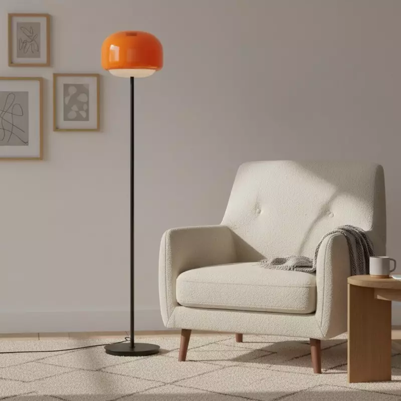 Eulalie Nordic Artistic Round Glass Floor Lamp