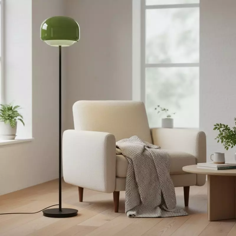 Eulalie Nordic Artistic Round Glass Floor Lamp