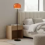 Eulalie Nordic Artistic Round Glass Floor Lamp