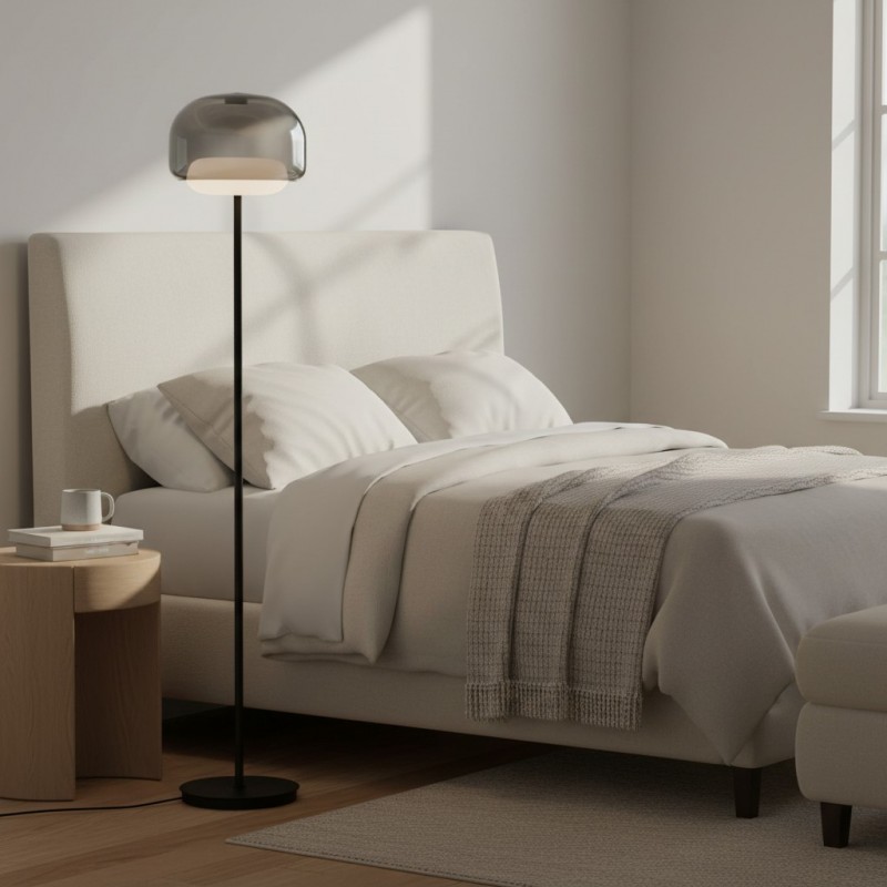 Eulalie Nordic Artistic Round Glass Floor Lamp