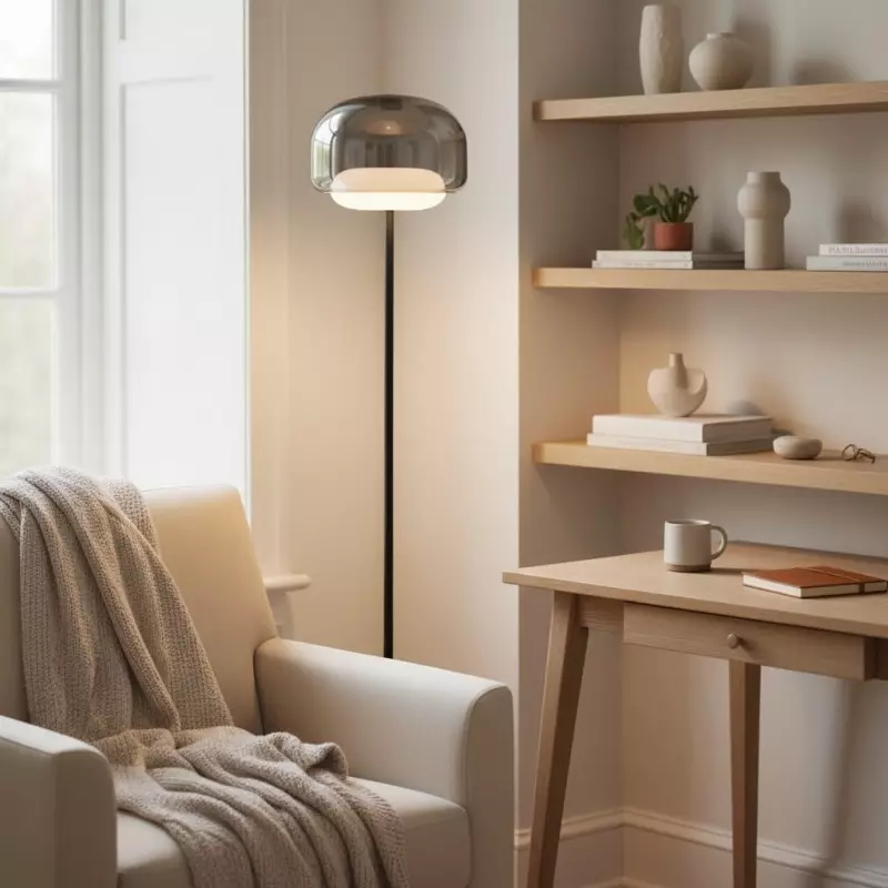 Eulalie Nordic Artistic Round Glass Floor Lamp