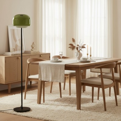 Eulalie Nordic Artistic Round Glass Floor Lamp