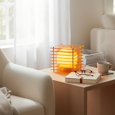 Astralys Wabi-Sabi Acrylic Thousand Layer Moon LED Lamp