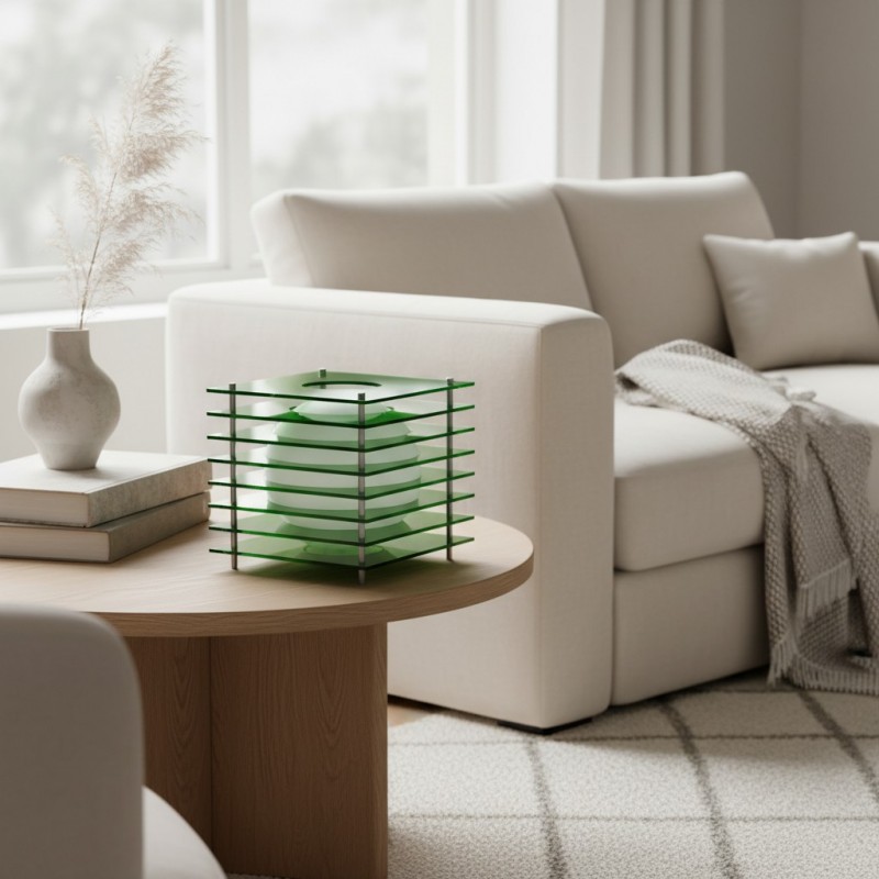 Astralys Wabi-Sabi Acrylic Thousand Layer Moon LED Lamp