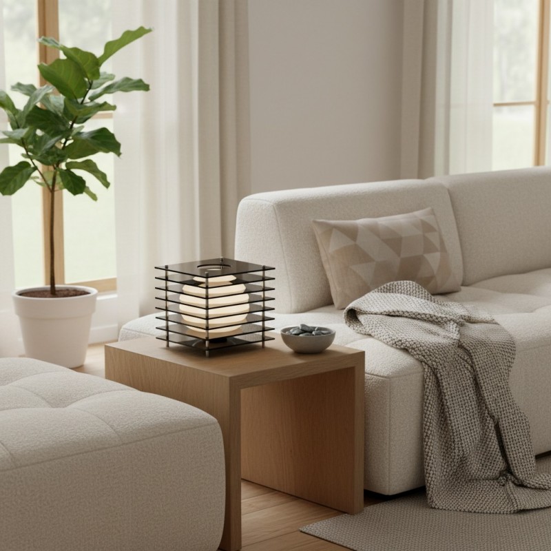 Astralys Wabi-Sabi Acrylic Thousand Layer Moon LED Lamp