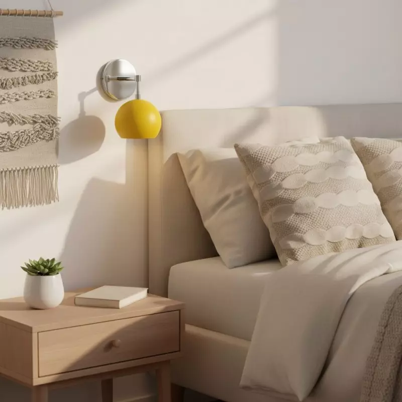 Vespera Vintage Brass Round Wall Sconce