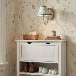 Orphelyx French Brass Fabric Shade Sconce Light