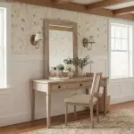 Orphelyx French Brass Fabric Shade Sconce Light