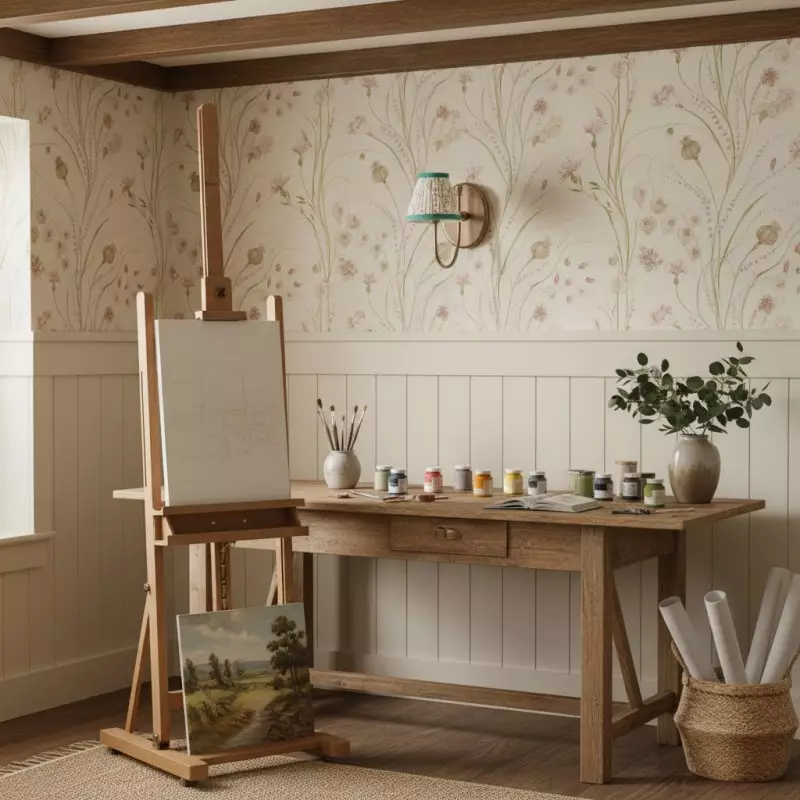 Orphelyx French Brass Fabric Shade Sconce Light