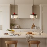 Solivra Scandinavian Round Lattice LED Drum Pendant Light