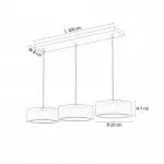 Veloria Scandinavian Travertine Round Pendant Light