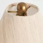 Thalira Vintage Ceramic Linen Table Lamp