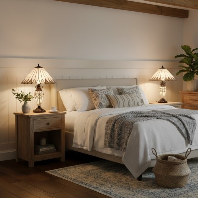 Eirwyn Tiffany Glass Table Lamp