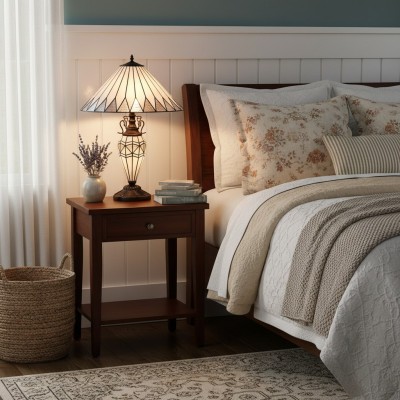 Eirwyn Tiffany Glass Table Lamp