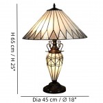 Eirwyn Tiffany Glass Table Lamp