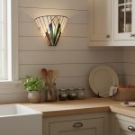 Eirwyn Tiffany Stained Glass Wall Sconce