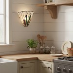 Eirwyn Tiffany Stained Glass Wall Sconce