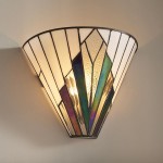 Eirwyn Tiffany Stained Glass Wall Sconce