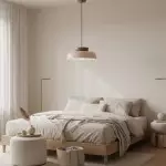 Smith Modern Nordic Bauhaus Macarons Bowl Shade Ceramic Pendant Light