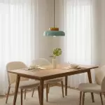 Smith Modern Nordic Bauhaus Macarons Bowl Shade Ceramic Pendant Light