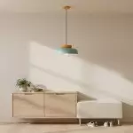 Smith Modern Nordic Bauhaus Macarons Bowl Shade Ceramic Pendant Light