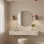 Smith Modern Nordic Bauhaus Macarons Bowl Shade Ceramic Pendant Light