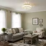 Amarys Modern Luxury LED Glass Round Ceiling Light