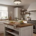 Calypso Tiffany Glass Dimmable Ceiling Light