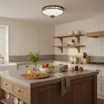 Calypso Tiffany Glass Dimmable Ceiling Light