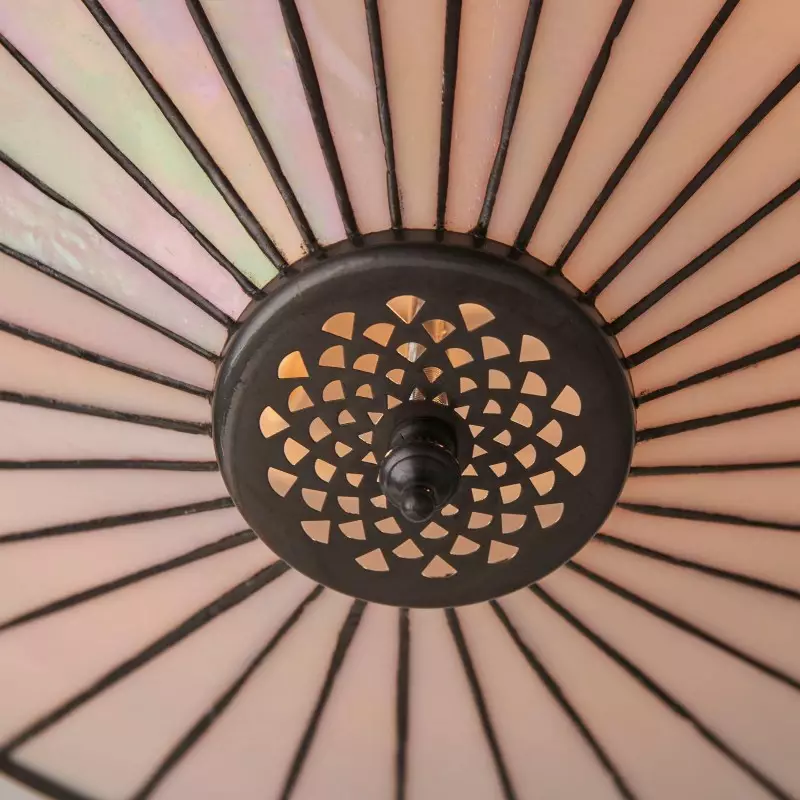 Calypso Tiffany Glass Dimmable Ceiling Light