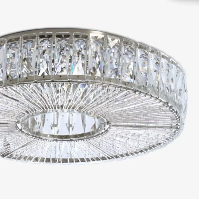 Amarys Modern Luxury LED Glass Round Ceiling Light