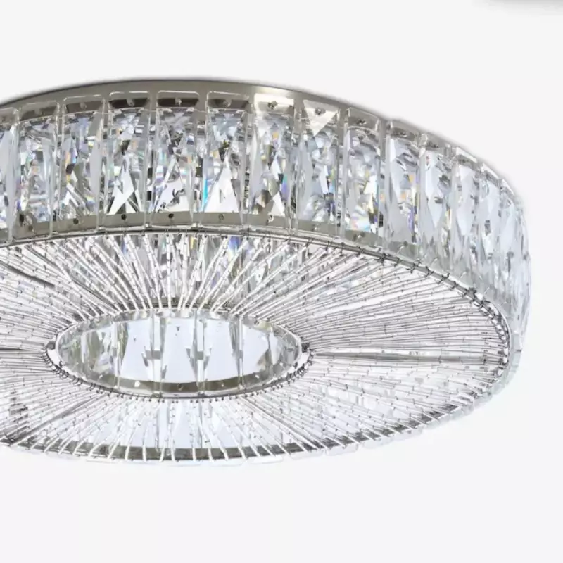 Amarys Modern Luxury LED Glass Round Ceiling Light