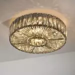 Amarys Modern Luxury LED Glass Round Ceiling Light