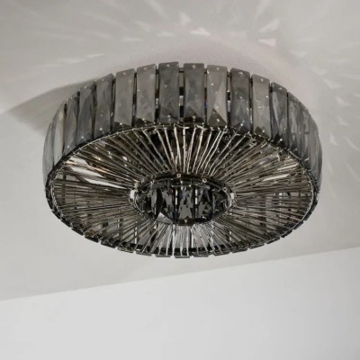Amarys Modern Luxury LED Glass Round Ceiling Light